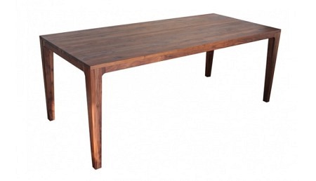 E Table en bois 200 x 90 cm YUKON, noyer