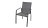 H Chaise de jardin LYON en deux couleurs Tissu coloris noir