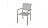 D Chaise de jardin DAVOS en deux couleurs Textilène coloris gris