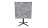 H HPL Table de jardin 80 x 80 cm en 3 couleurs gris clair avec structure (Grisalo)